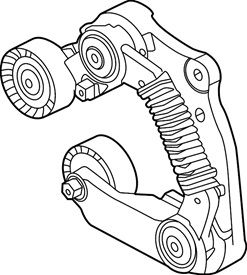 F150 Tendeur De Courroie Poly-V Striée Ford Motorcraft BT-166 ML3Z-6A228-A